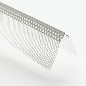 Paraspigolo PVC con rete – Bordo a vista