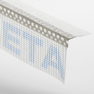 Paraspigolo PVC con rete flessibile